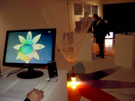 In Geneve: Emotional Object, an interactive installation by Adriana SÃ¡, John Klima, Sofia Oliveira and Jared Hawkey